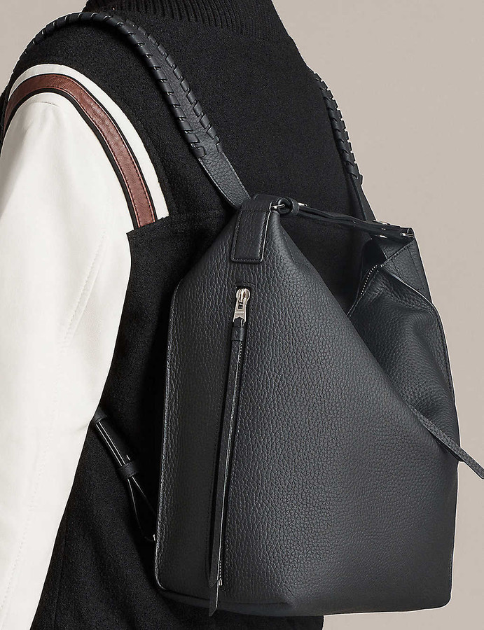 AllSaints Kita small leather backpack ShopStyle