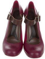 Thumbnail for your product : Marni Round-Toe Mary Jane Pumps