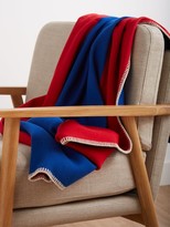Thumbnail for your product : Calvin Klein X Pendleton Peter Wool-blend Saddle Blanket - Blue Red