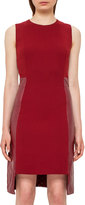 Thumbnail for your product : Akris Leather-Panel Side-Zip Sleeveless Dress, Miracle Berry
