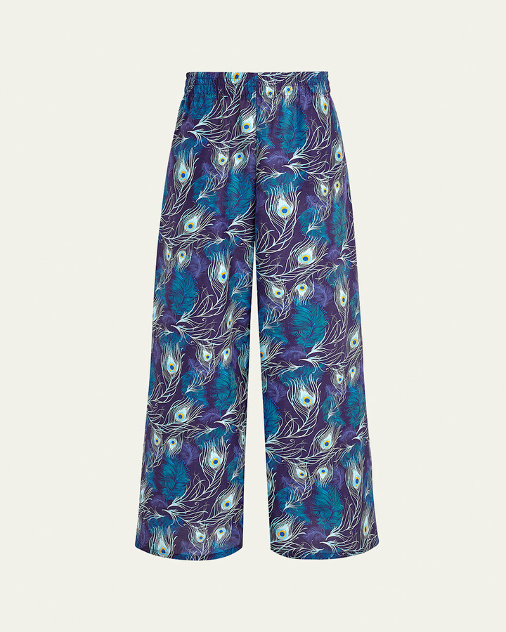 Eyes of the Wind Cotton-Silk Pants