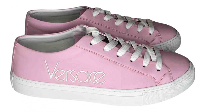 versace pink trainers