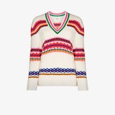Thumbnail for your product : Mira Mikati V-neck intarsia sweater