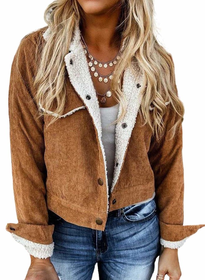 cord fur lined jacket