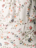 Thumbnail for your product : Christian Dior 2000s Pre-Owned Floral Sheer Dress