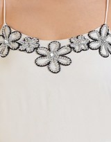 Thumbnail for your product : Lipsy Lace And Beads Claire Flower Detail Jumpsuit