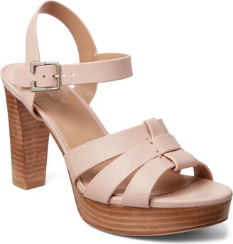 Lauren Ralph Lauren Womens Soffia Heel Sandal Light Pink 8 B