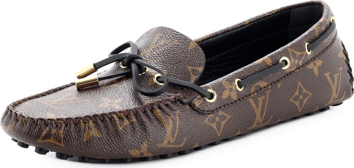 Louis Vuitton Dark Brown Leather Monte Carlo Loafers Size 41 Louis Vuitton  | The Luxury Closet