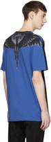 Thumbnail for your product : Marcelo Burlon County of Milan Black and Blue Double Wing T-Shirt