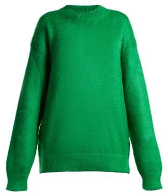 Prada Mohair Blend Sweater - Womens - Green
