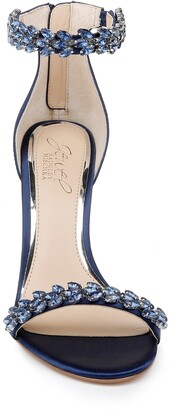 Badgley Mischka Jewel by Mayra Embellished Ankle Strap Sandal
