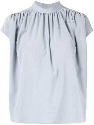 TOMORROWLAND pleated short sleeve blouse