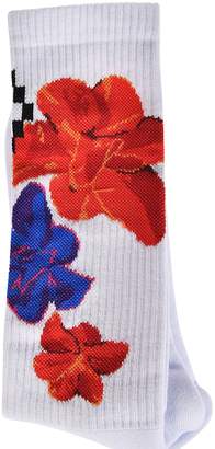 Marcelo Burlon County of Milan Floral Embroidered Socks