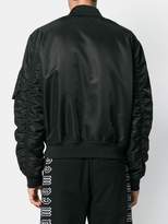 Thumbnail for your product : McQ logo patch bomber jacket