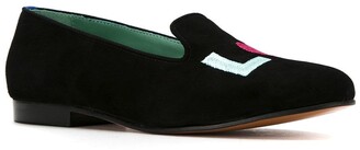 Blue Bird Shoes suede Love Colors loafers