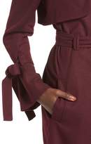 Thumbnail for your product : J.o.a. Tie Sleeve Trench Coat