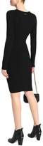 Thumbnail for your product : MICHAEL Michael Kors Lace-paneled Ribbed-knit Dress