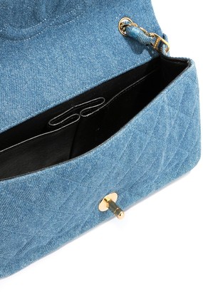 Chanel Pre Owned Chain Shoulder Bag Denim 85-93's