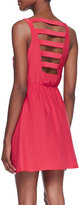 Thumbnail for your product : Amanda Uprichard Chloe Strappy Cutout Dress, Strawberry