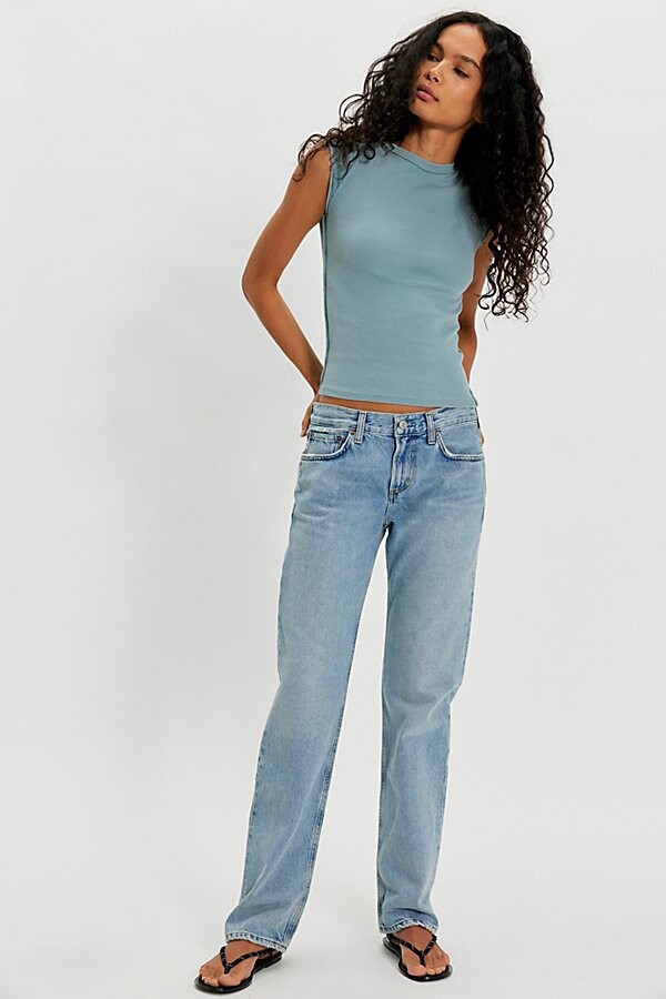 AGOLDE Low-Rise Slim Jeans