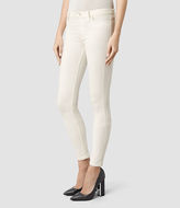 Thumbnail for your product : AllSaints Mast Jeans/Off White