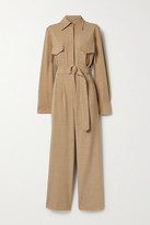 Thumbnail for your product : ANNA QUAN Coda Belted Woven Jumpsuit