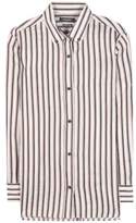 Isabel Marant Striped ramie and silk shirt