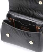 Thumbnail for your product : Dolce & Gabbana Sicily Mini leather shoulder bag