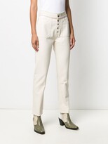 Thumbnail for your product : RE/DONE High-Waisted Contrast Stitching Jeans