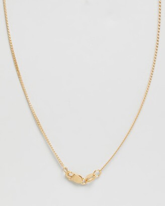 MEADOWLARK Women's Gold Necklaces - Mini Letter "M" Charm Necklace