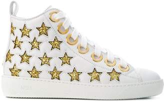 No.21 high-top star sneakers