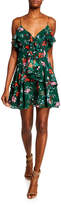 Thumbnail for your product : C/Meo Floral-Print Ruffle Sleeveless Dress