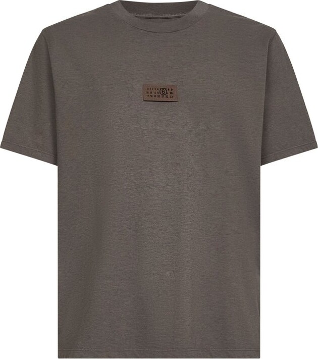 MM6 MAISON MARGIELA Logo Patch Crewneck T-Shirt