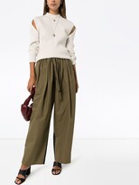 Thumbnail for your product : Low Classic Ribbed Cut-Out Knit Top
