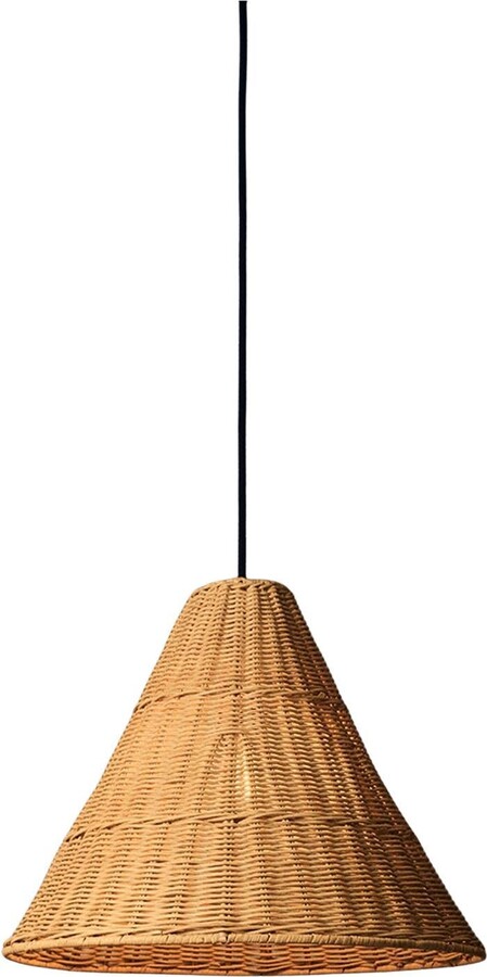 Dunlin Dante Rattan Large Pendant,