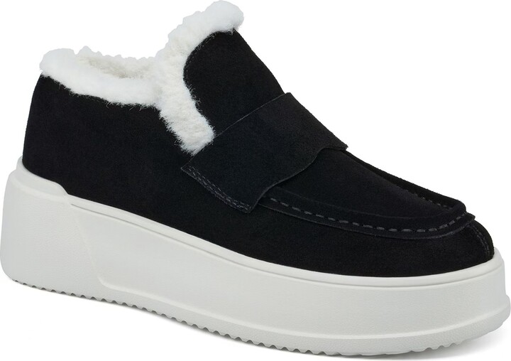 J/Slides Fur Lined Sneaker - Junie