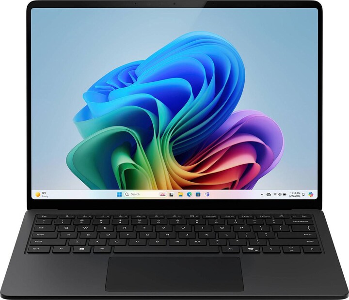 Microsoft Surface Laptop 7 15" 120Hz Touchscreen Copilot+ Pc, Intel Core Ultra 7 266V 2.2GHz, 16GB Ram, 256GB Ssd, Windows 11 Pro, Black, Smart Card R