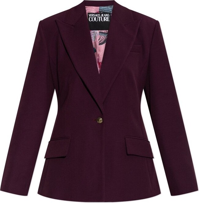 Versace Jeans Couture Single Breasted Tailored Blazer