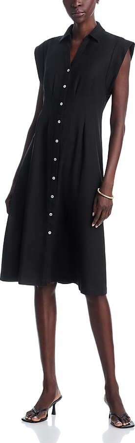 Single Thread Button Front Dress