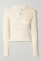 Thumbnail for your product : Calle Del Mar Net Sustain Ribbed-knit Cardigan