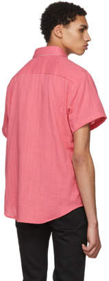 Naked & Famous Denim Denim Pink Double Weave Gauze Shirt
