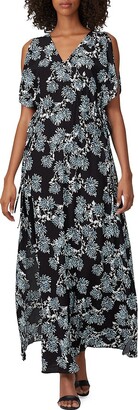 Thakoon Collective Floral Side Tie Maxi Dress