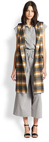 Thumbnail for your product : Rachel Comey Long Plaid Double-Breasted Vest
