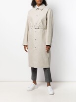 Thumbnail for your product : Jil Sander Pointed Collar Trench Coat