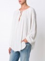 Thumbnail for your product : Raquel Allegra Shirred Blouse