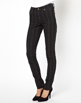 Thumbnail for your product : Ganni Jeans in Vertical Stripe