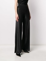 Thumbnail for your product : Rick Owens Lilies Tecuatl satin wide-leg trousers