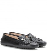 Thumbnail for your product : Tod's Heaven Frangia Spilla Leather Loafers