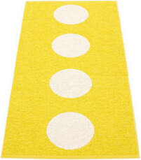 PAPPELINA Vera Yellow/White Rug