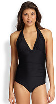 Thumbnail for your product : Shoshanna One-Piece Ruched Swimsuit